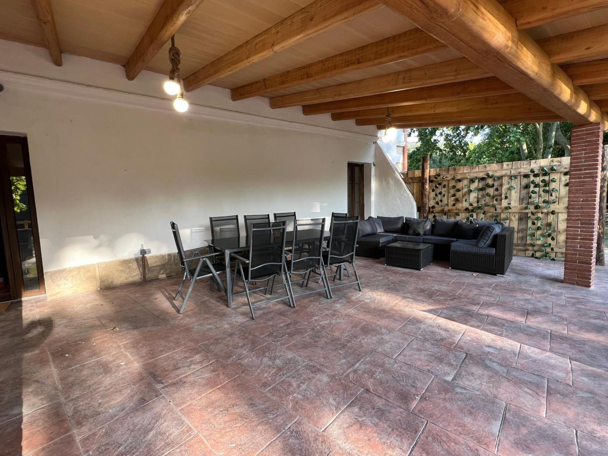 Casa Rural Can Ricos - El Mirador Del Montseny Vallgorguina Bagian luar foto