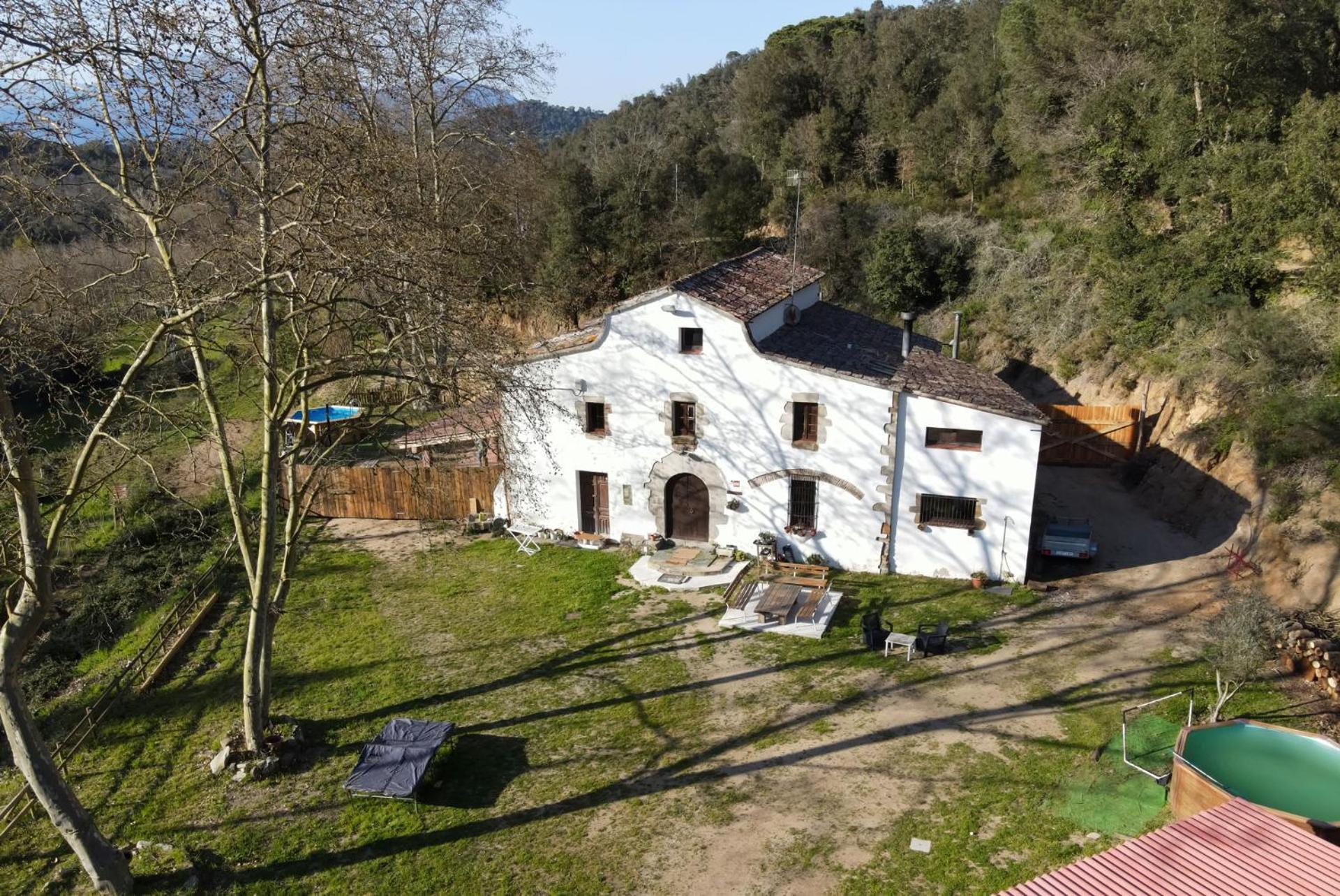 Casa Rural Can Ricos - El Mirador Del Montseny Vallgorguina Bagian luar foto